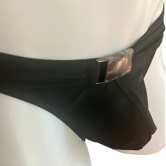 Andrew Christian Wrap Buckle Bikini Black Large - Picture 5 of 13